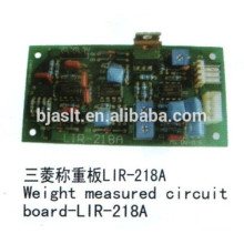 Tableau de bord de poids mesuré / carte PCB / pièces ascenseur Mitsubishi